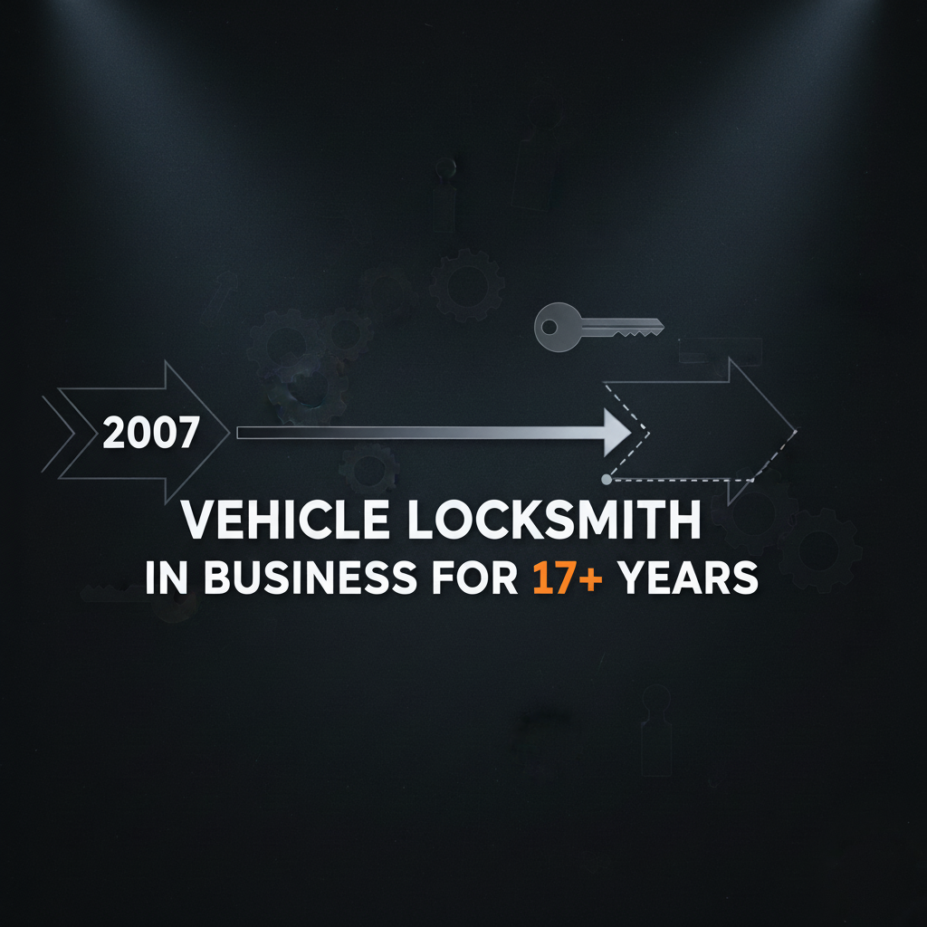 Lost Car Keys NW established 2007, decades of experience